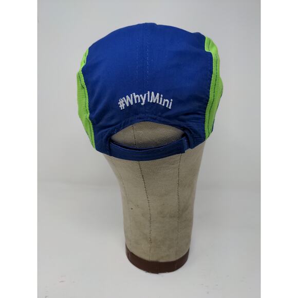 Indy 500 Festival Mini Marathon 2020 Strapback Hat Blue Green Embroidered - Picture 8 of 12